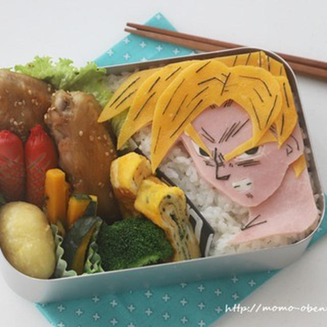 超サイヤ人の孫悟空＊ドラゴンボールキャラ弁