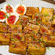【レシピ】簡単おいしく糖質オフ♬高野豆腐の甘辛照り焼き♬