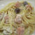 厚切りベーコンのクリームパスタ