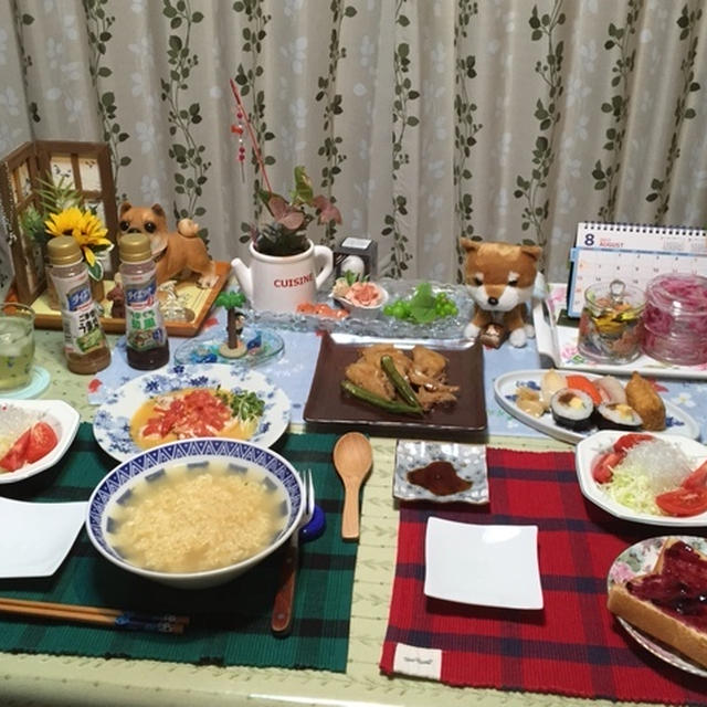 鶏手羽先の柔らか煮＆アジのアクアパッツァ