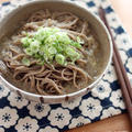 だし・つゆいらず♪おろし蓮根＆しょうがのとろみ蕎麦