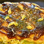 【うどんスープの素で作る　たけのこ入りふわとろお好み焼き】