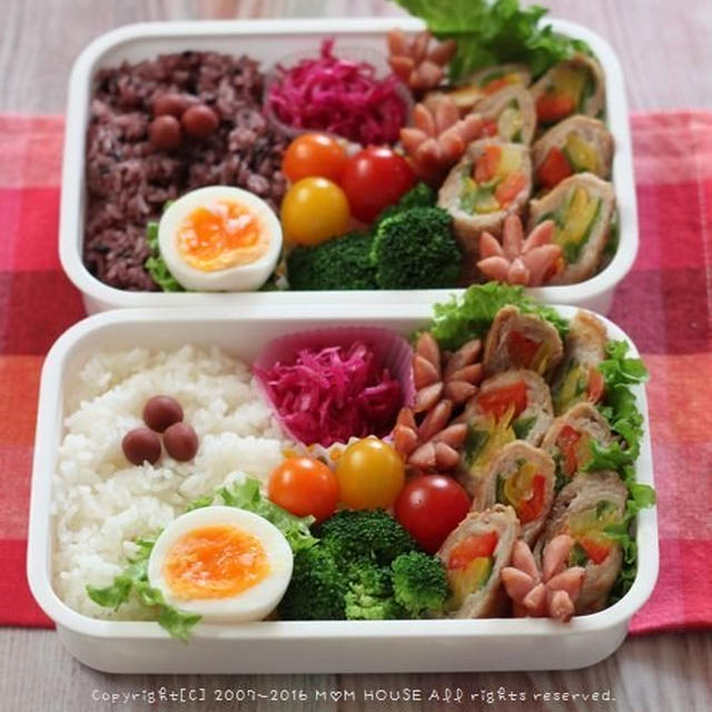 花木٩(๑＞◡＜๑)۶ ✿ bento＆晩ご飯♪