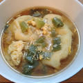 餃子スープ～「三食ごはん　山村編」の料理です♪