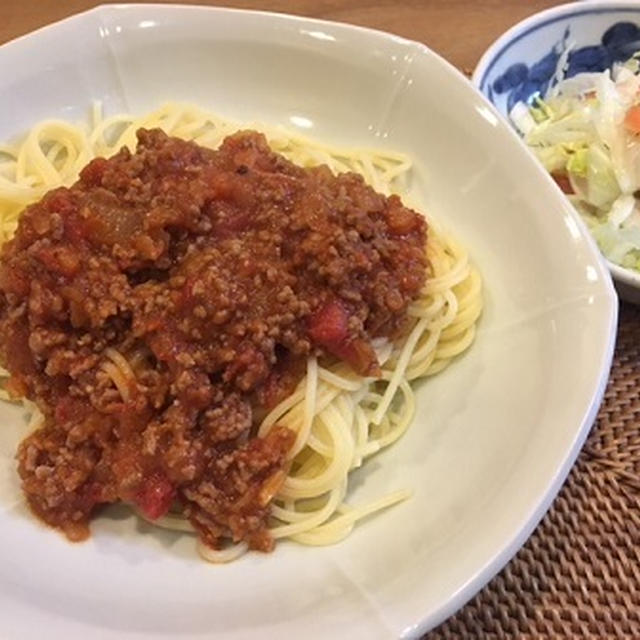 ミートソースとお土産の参鶏湯