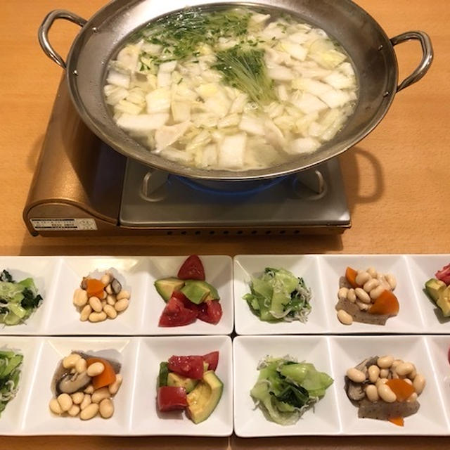 水餃子鍋♡三種盛り