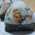野沢菜と塩鮭のおにぎり by カシェットさん