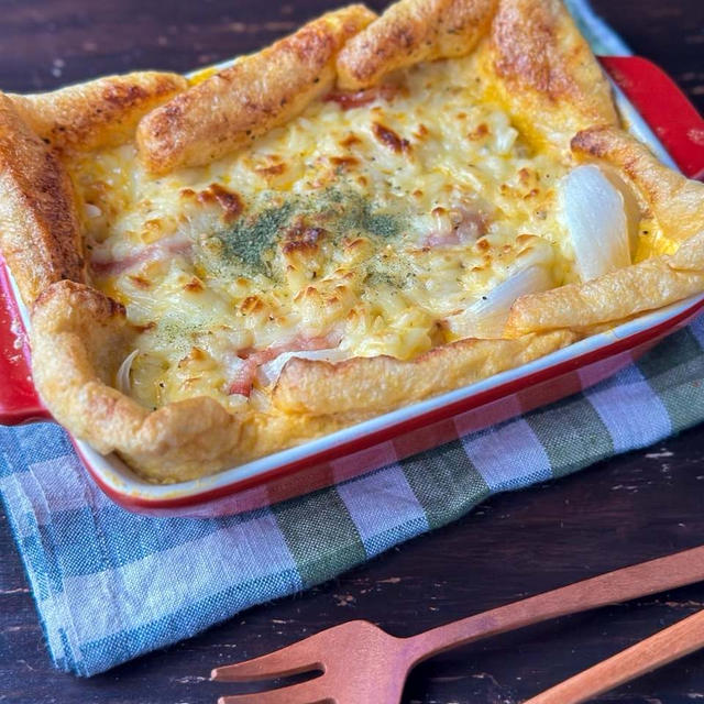 即席で完成☆油揚げで作る新玉ねぎのキッシュ