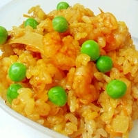 炊飯器でつくっちゃう☆夏のシーフードパエリア