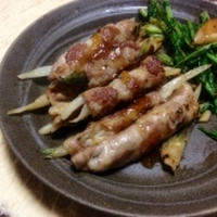 【モニターレシピ】みょうがの豚肉巻きジュレ添え