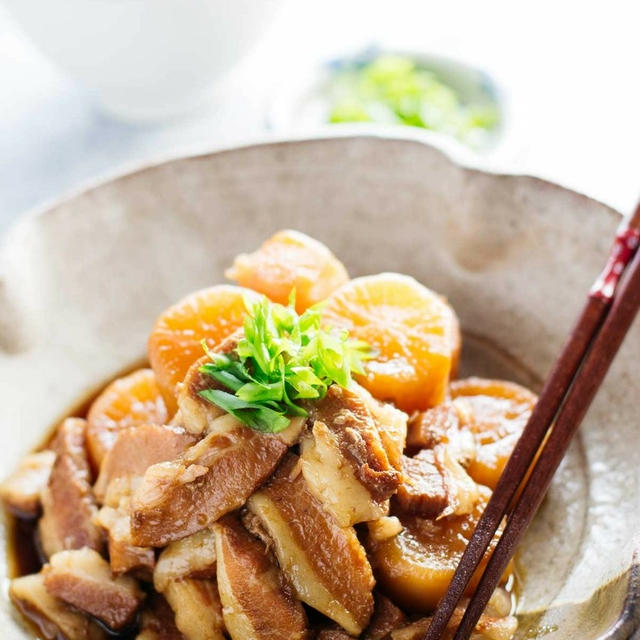 Rafute Okinawan braised pork belly.