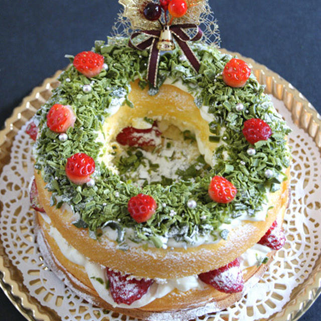 簡単 菓子パンでクリスマスのリースケーキ レシピ By Junkoさん レシピブログ 料理ブログのレシピ満載