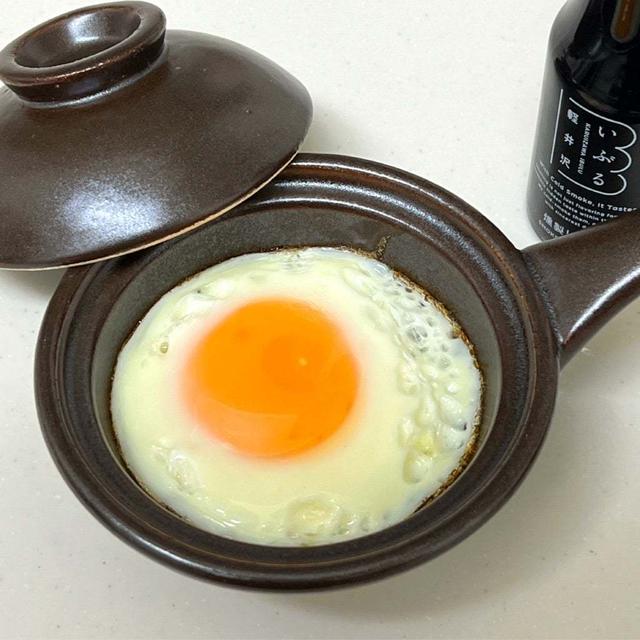 衝動買いした萬古焼土鍋。と お昼ごはん。