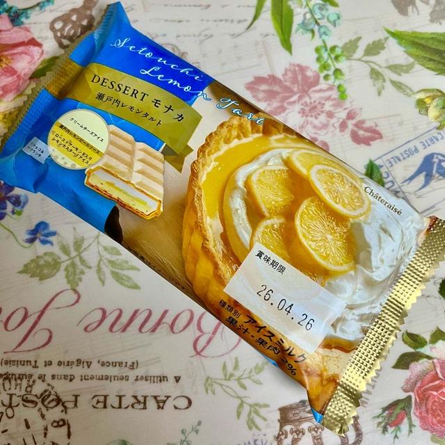 贅沢なモナカアイス！シャトレーゼ DESSERTモナカ 瀬戸内レモンタルト