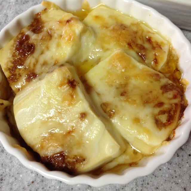 夕飯メニュー！スパドレで豆腐のチーズ焼き&照り焼きハンバーグ♪