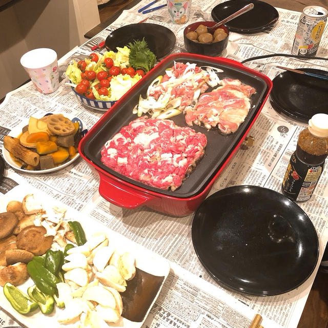 晩御飯はワイルドプレートです！！