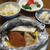 晩ごはんは、タラのホイル巻き・コーンご飯