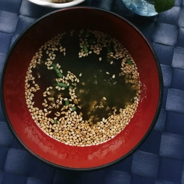 とろろ昆布の激うま即席スープ[くらしのアンテナ]とお義母さんからもらたった林檎