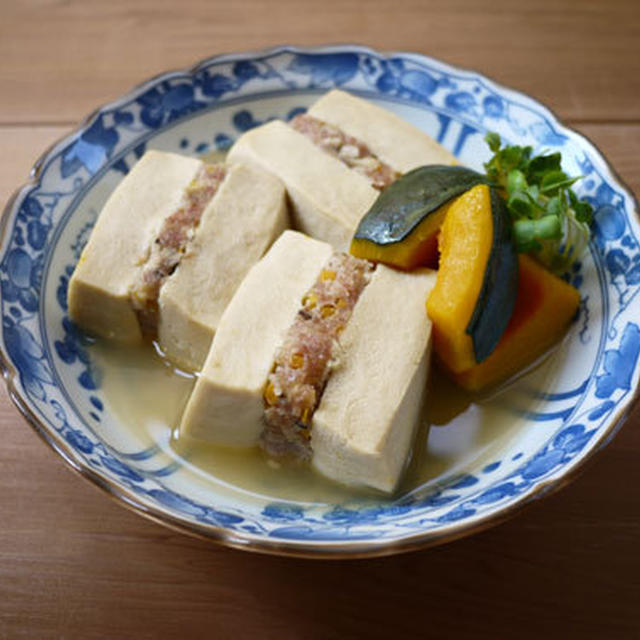 高野豆腐の肉はさみ煮