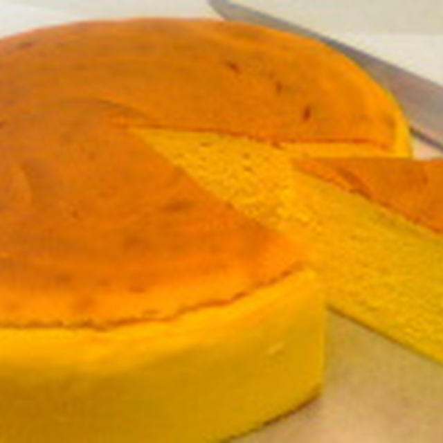 カボチャのスフレチーズケーキ