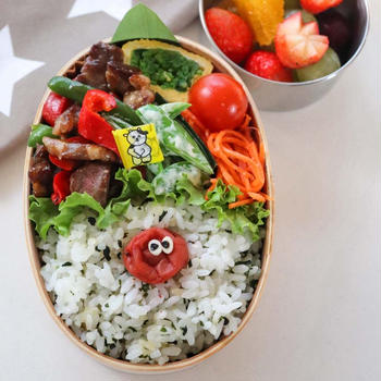 どうしても可愛くしてしまう、、、娘のお弁当！