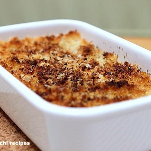 ポテトのパン粉焼き＆「新しいソファが・・・」