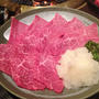 昨夜は焼肉をご馳走に！！