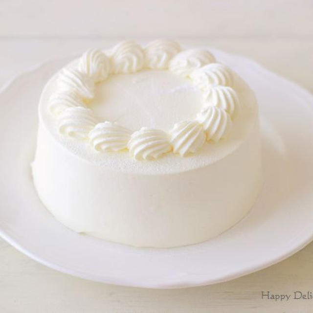 ナッペまでのこれからデコレーションケーキ