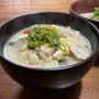具沢山の根菜汁で・・・