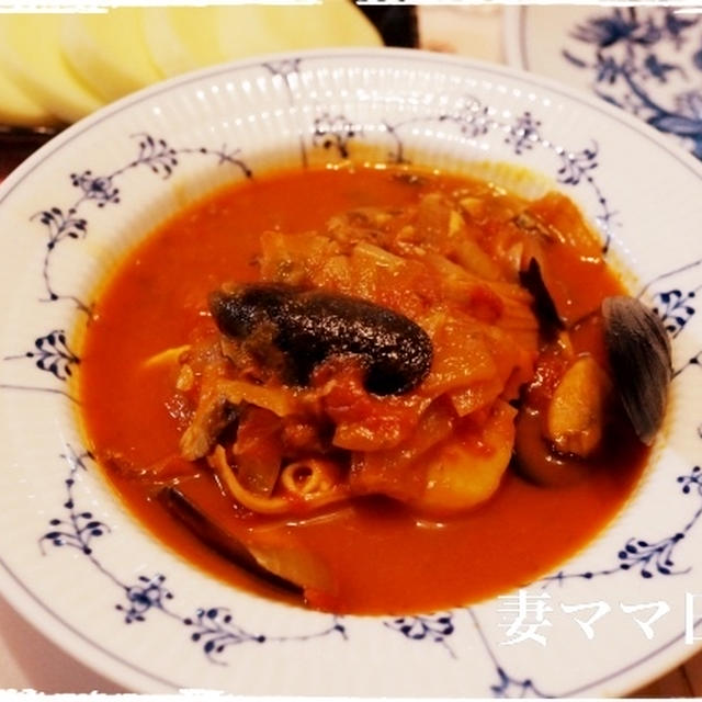 鯖入りブイヤベース＆カチョカヴァロ♪ Bouillabaisse & Cheese