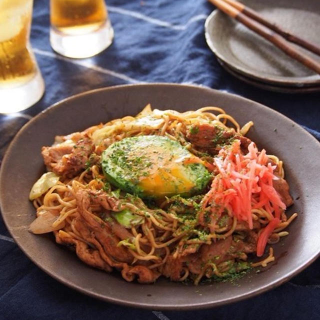 【レシピ】アボたま！焼きそば