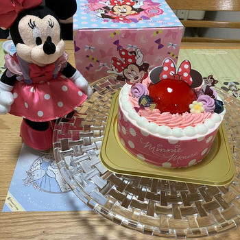 【2020403ディズニー】ミニー（3月2日）の日ケーキ