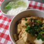 麻婆豆腐と中華スープ