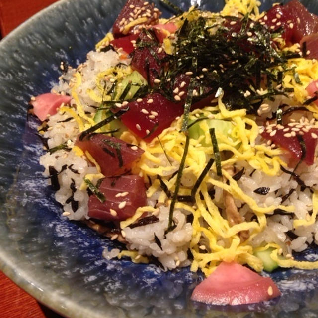 居酒屋のチラシ寿司♪