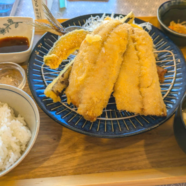 情熱のアジフライ定食