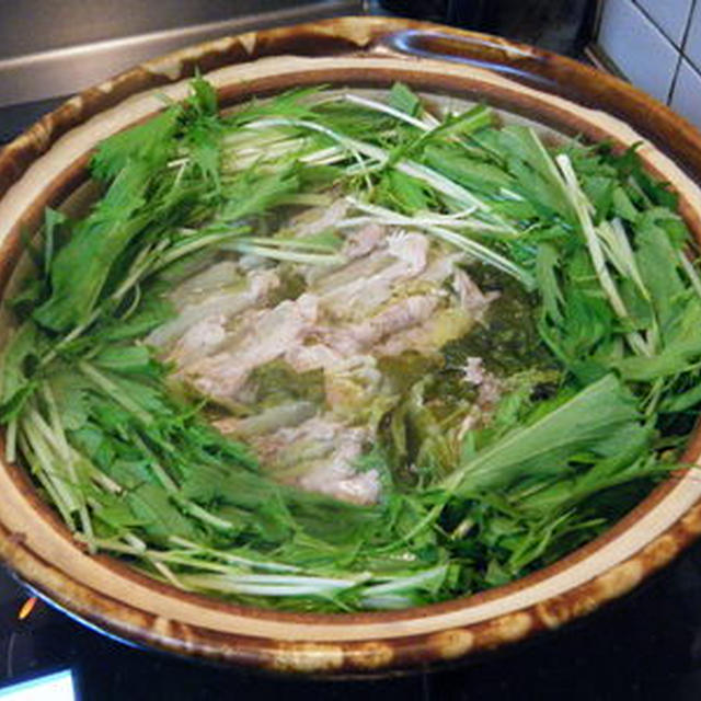 白菜と豚肉の鍋