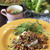 豆腐ステーキ豚と野菜のそぼろがけ