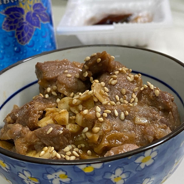 小っちゃなスタミナ丼☆My夜ご飯