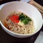 有機卵とカルピスバターの明太釜玉うどん