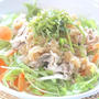 ご飯にもうどんにも合う〜サッパリ＆旨いっ！！！レンジで簡単〜おろしポン酢豚しゃぶサラダ。
