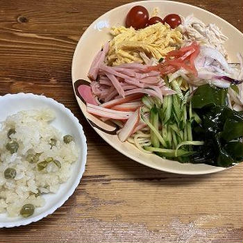 冷麺。草刈り