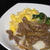 牛しぐれ煮の三色丼