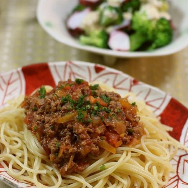 ブロッコリーとタコのにんにくみそマヨサラダ♪
