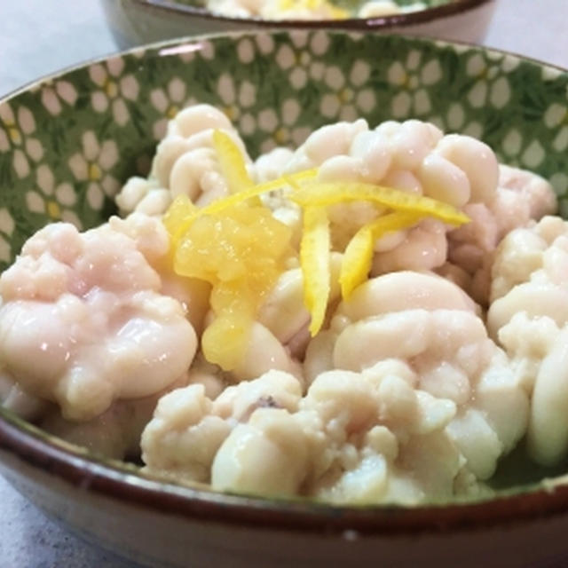 白子(鱈)を塩ポン酢で＆塩麹・柚子塩の塩焼きそば♪