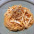 蟹のトマトクリームパスタにイカ入れちゃった
