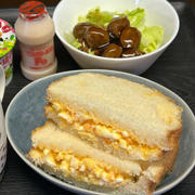 5.17【お家ごはん・朝】お家ミルクパンたまごサンド❣️ﾃﾞｽ。