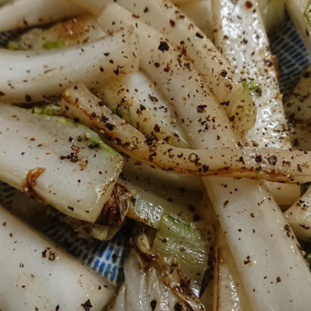 野郎飯流・白菜の黒胡椒炒め