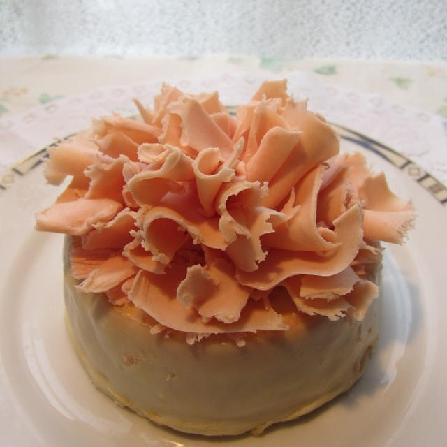 カーネーションケーキ のようなもの By あきらさん レシピブログ 料理ブログのレシピ満載