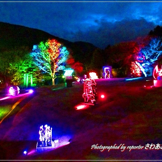 「箱根ナイトミュージアム」期間限定！彫刻の森美術館の夜が参加型アート空間に♪