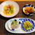 レンジ５分鶏チャーシュー丼晩御飯☆なんちゃってアスパラの胡麻和え♪☆♪☆♪